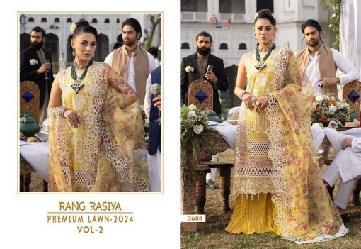 Shree Fabs Rang Rasiya Premium Lawn 2024 Vol 2 Chiffon Cotton Salwar Suit Catalog 6 Pcs 9 510x351 - Shree Fabs Rang Rasiya Premium Lawn 2024 Vol 2 Chiffon Cotton Salwar Suit Catalog 6 Pcs