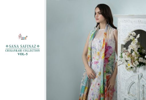 Shree Fabs Sana Safinaz Chikankari Collection Vol 5 Chiffon Cotton Salwar Suit Catalog 6 Pcs 11 510x351 - Shree Fabs Sana Safinaz Chikankari Collection Vol 5 Chiffon Cotton Salwar Suit Catalog 6 Pcs