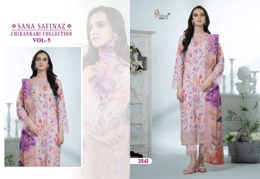 Shree Fabs Sana Safinaz Chikankari Collection Vol 5 Chiffon Cotton Salwar Suit Catalog 6 Pcs 3 510x351 - Shree Fabs Sana Safinaz Chikankari Collection Vol 5 Chiffon Cotton Salwar Suit Catalog 6 Pcs