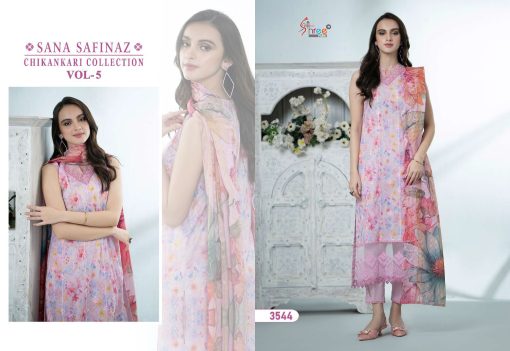 Shree Fabs Sana Safinaz Chikankari Collection Vol 5 Chiffon Cotton Salwar Suit Catalog 6 Pcs 5 510x351 - Shree Fabs Sana Safinaz Chikankari Collection Vol 5 Chiffon Cotton Salwar Suit Catalog 6 Pcs