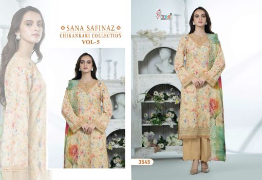 Shree Fabs Sana Safinaz Chikankari Collection Vol 5 Chiffon Cotton Salwar Suit Catalog 6 Pcs 7 510x351 - Shree Fabs Sana Safinaz Chikankari Collection Vol 5 Chiffon Cotton Salwar Suit Catalog 6 Pcs