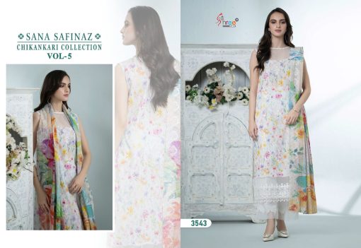 Shree Fabs Sana Safinaz Chikankari Collection Vol 5 Chiffon Cotton Salwar Suit Catalog 6 Pcs 9 510x351 - Shree Fabs Sana Safinaz Chikankari Collection Vol 5 Chiffon Cotton Salwar Suit Catalog 6 Pcs