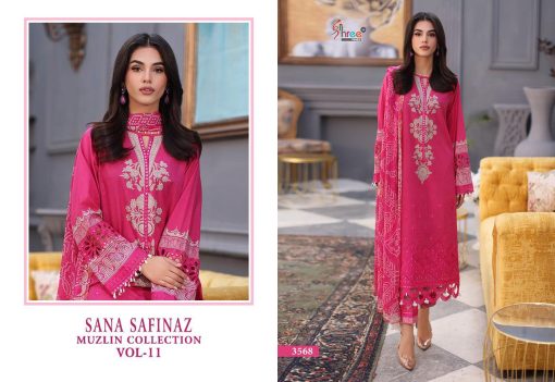 Shree Fabs Sana Safinaz Muzlin Collection Vol 11 Chiffon Cotton Salwar Suit Catalog 5 Pcs 11 510x351 - Shree Fabs Sana Safinaz Muzlin Collection Vol 11 Chiffon Cotton Salwar Suit Catalog 5 Pcs