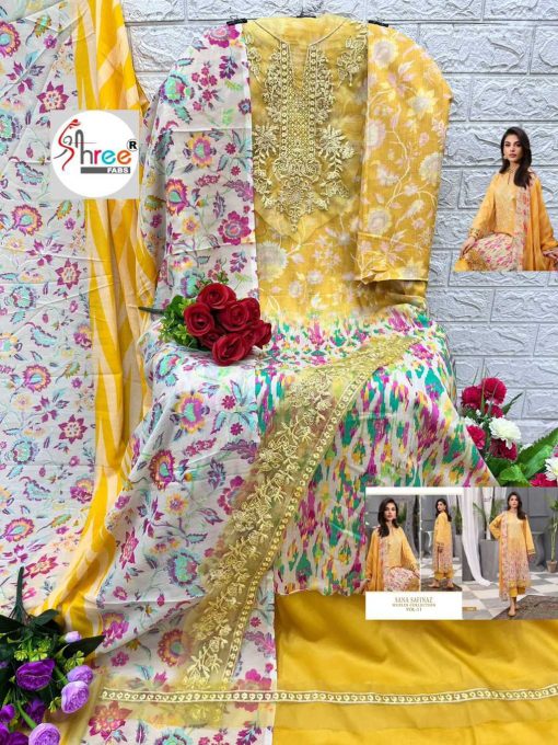 Shree Fabs Sana Safinaz Muzlin Collection Vol 11 Chiffon Cotton Salwar Suit Catalog 5 Pcs 14 510x680 - Shree Fabs Sana Safinaz Muzlin Collection Vol 11 Chiffon Cotton Salwar Suit Catalog 5 Pcs