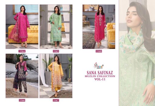 Shree Fabs Sana Safinaz Muzlin Collection Vol 11 Chiffon Cotton Salwar Suit Catalog 5 Pcs 17 510x351 - Shree Fabs Sana Safinaz Muzlin Collection Vol 11 Chiffon Cotton Salwar Suit Catalog 5 Pcs