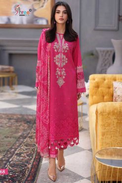 Shree Fabs Sana Safinaz Muzlin Collection Vol 11 Chiffon Cotton Salwar Suit Catalog 5 Pcs 247x371 - Surat Fabrics
