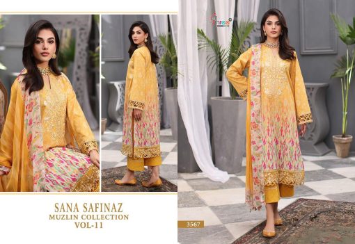 Shree Fabs Sana Safinaz Muzlin Collection Vol 11 Chiffon Cotton Salwar Suit Catalog 5 Pcs 9 510x351 - Shree Fabs Sana Safinaz Muzlin Collection Vol 11 Chiffon Cotton Salwar Suit Catalog 5 Pcs