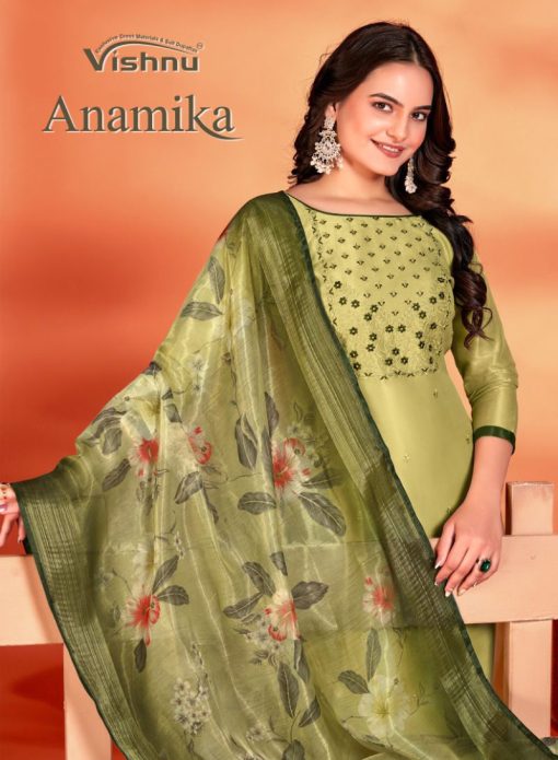 Vishnu Anamika Silk Salwar Suit Catalog 12 Pcs 1 510x695 - Vishnu Anamika Silk Salwar Suit Catalog 12 Pcs