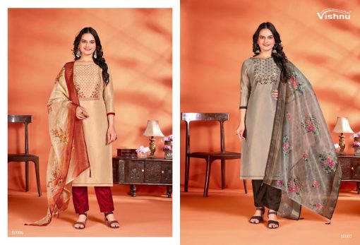Vishnu Anamika Silk Salwar Suit Catalog 12 Pcs 10 510x347 - Vishnu Anamika Silk Salwar Suit Catalog 12 Pcs
