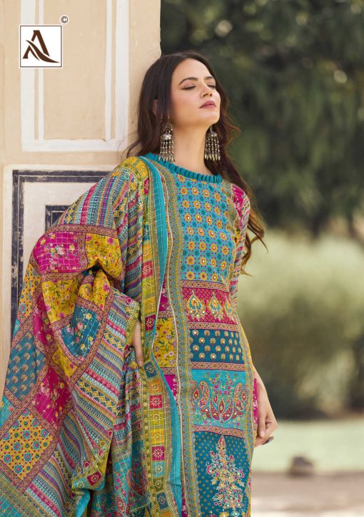 Alok Bella Vol 8 Muslin Salwar Suit Catalog 6 Pcs 16 510x725 - Alok Bella Vol 8 Muslin Salwar Suit Catalog 6 Pcs