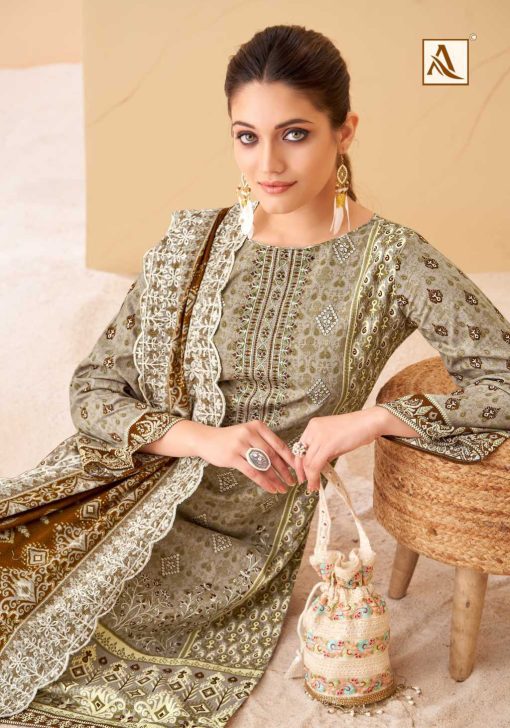 Alok Bin Saeed Cotton Salwar Suit Catalog 6 Pcs 6 510x728 - Alok Bin Saeed Cotton Salwar Suit Catalog 6 Pcs