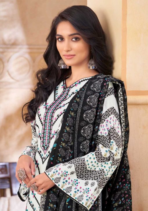 Alok Qudrat Black and White Cotton Salwar Suit Catalog 8 Pcs 6 510x728 - Alok Qudrat Black and White Cotton Salwar Suit Catalog 8 Pcs