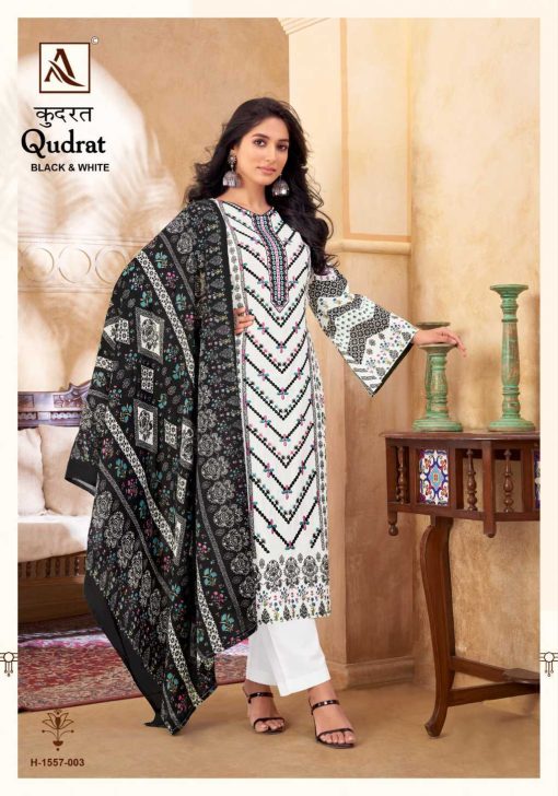Alok Qudrat Black and White Cotton Salwar Suit Catalog 8 Pcs 7 510x728 - Alok Qudrat Black and White Cotton Salwar Suit Catalog 8 Pcs