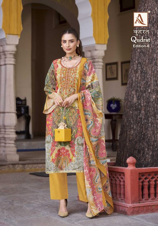 Alok Qudrat Vol 6 Cotton Salwar Suit Catalog 8 Pcs 6 510x728 - Alok Qudrat Vol 6 Cotton Salwar Suit Catalog 8 Pcs