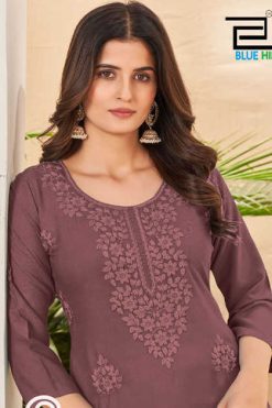 Blue Hills Supriya Rayon Kurti Catalog 6 Pcs