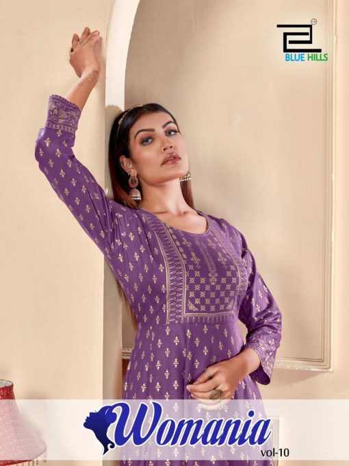 Blue Hills Womaniya Vol 10 Rayon Kurti Catalog 8 Pcs 9 510x680 - Blue Hills Womaniya Vol 10 Rayon Kurti Catalog 8 Pcs