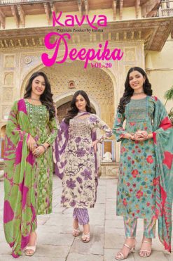 Kavya Deepika Vol 20 Fancy Readymade Suit Catalog 10 Pcs