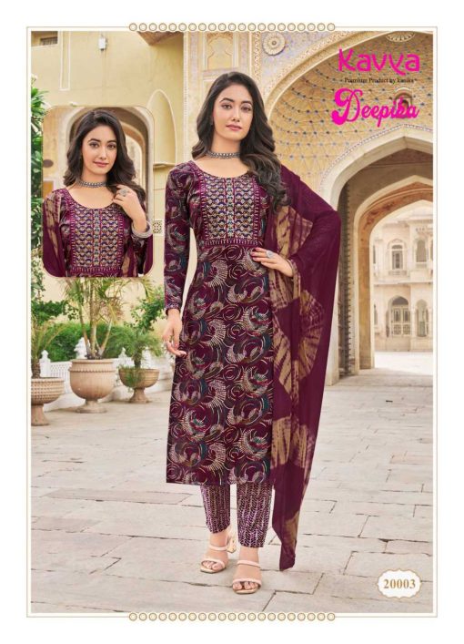 Kavya Deepika Vol 20 Fancy Readymade Suit Catalog 10 Pcs 5 510x707 - Kavya Deepika Vol 20 Fancy Readymade Suit Catalog 10 Pcs