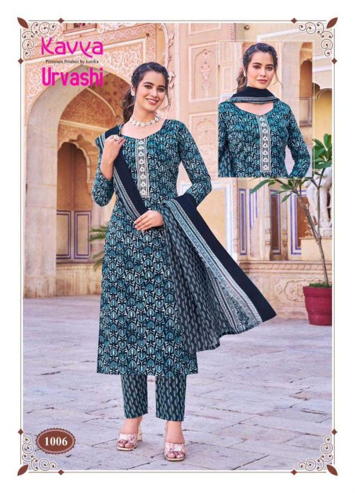Kavya Urvashi Vol 1 Cotton Readymade Suit Catalog 10 Pcs 6 510x708 - Kavya Urvashi Vol 1 Cotton Readymade Suit Catalog 10 Pcs