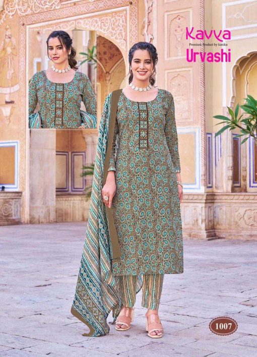 Kavya Urvashi Vol 1 Cotton Readymade Suit Catalog 10 Pcs 9 510x708 - Kavya Urvashi Vol 1 Cotton Readymade Suit Catalog 10 Pcs