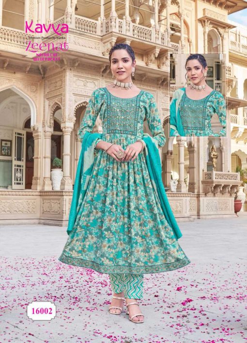 Kavya Zeenat Vol 16 Naira Cut Chanderi Readymade Suit Catalog 10 Pcs 4 510x707 - Kavya Zeenat Vol 16 Naira Cut Chanderi Readymade Suit Catalog 10 Pcs
