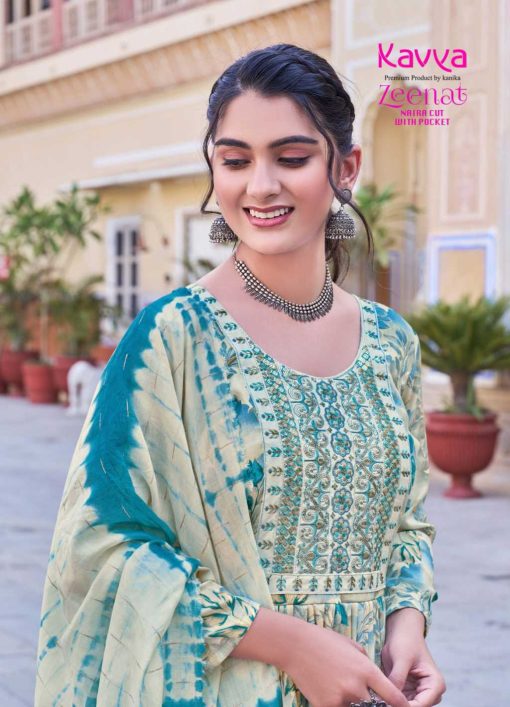 Kavya Zeenat Vol 16 Naira Cut Chanderi Readymade Suit Catalog 10 Pcs 6 510x707 - Kavya Zeenat Vol 16 Naira Cut Chanderi Readymade Suit Catalog 10 Pcs
