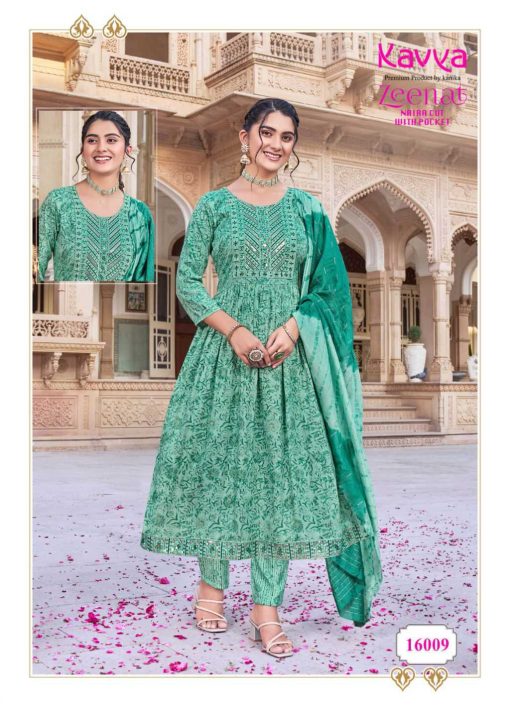 Kavya Zeenat Vol 16 Naira Cut Chanderi Readymade Suit Catalog 10 Pcs 8 510x707 - Kavya Zeenat Vol 16 Naira Cut Chanderi Readymade Suit Catalog 10 Pcs