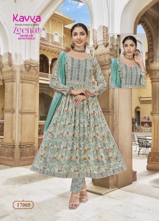 Kavya Zeenat Vol 17 Naira Cut Chanderi Readymade Suit Catalog 10 Pcs 10 510x707 - Kavya Zeenat Vol 17 Naira Cut Chanderi Readymade Suit Catalog 10 Pcs