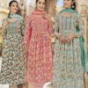 Kavya Zeenat Vol 17 Naira Cut Chanderi Readymade Suit Catalog 10 Pcs
