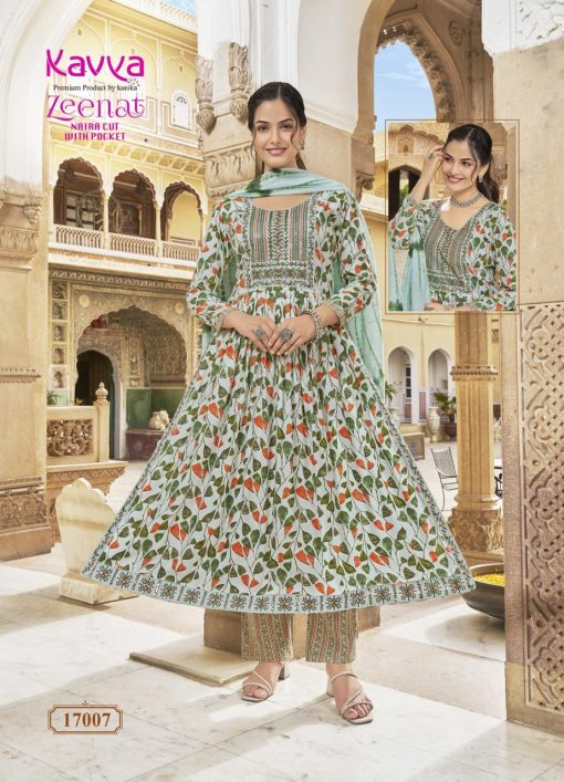 Kavya Zeenat Vol 17 Naira Cut Chanderi Readymade Suit Catalog 10 Pcs 11 510x707 - Kavya Zeenat Vol 17 Naira Cut Chanderi Readymade Suit Catalog 10 Pcs