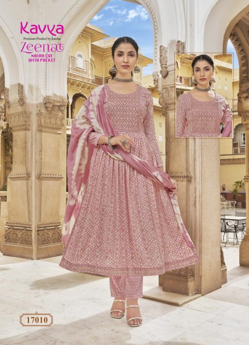 Kavya Zeenat Vol 17 Naira Cut Chanderi Readymade Suit Catalog 10 Pcs 13 510x707 - Kavya Zeenat Vol 17 Naira Cut Chanderi Readymade Suit Catalog 10 Pcs