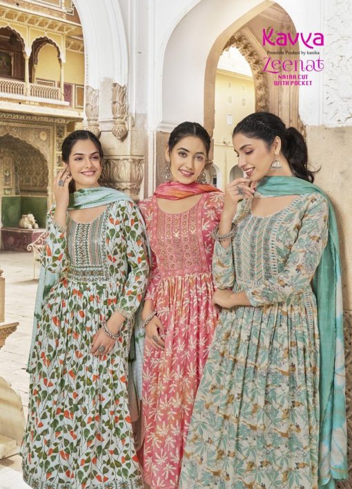 Kavya Zeenat Vol 17 Naira Cut Chanderi Readymade Suit Catalog 10 Pcs 5 510x707 - Kavya Zeenat Vol 17 Naira Cut Chanderi Readymade Suit Catalog 10 Pcs