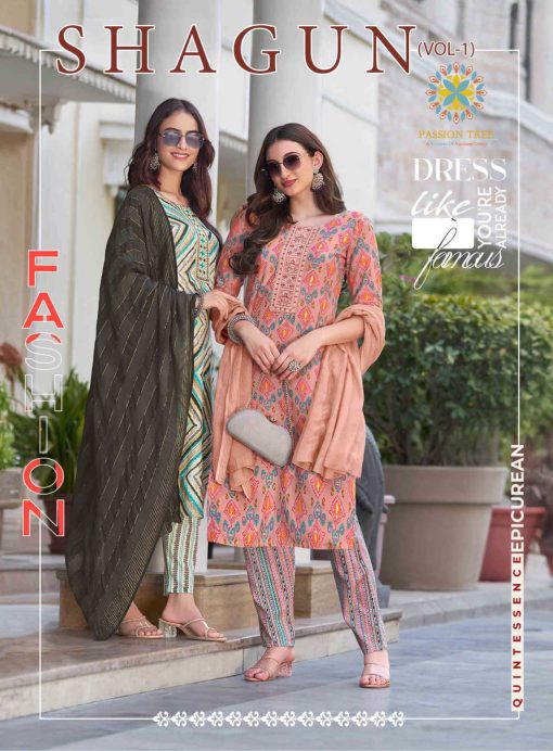 Passion Tree Shagun Vol 1 Kurti with Dupatta Bottom Rayon Catalog 8 Pcs 1 510x692 - Passion Tree Shagun Vol 1 Kurti with Dupatta Bottom Rayon Catalog 8 Pcs