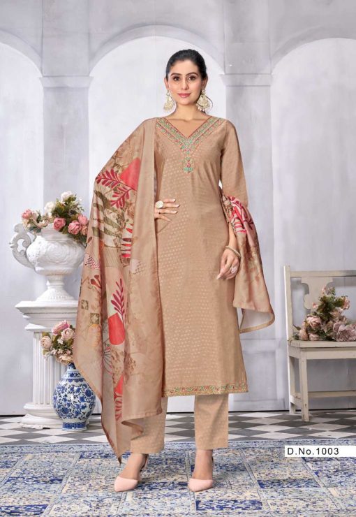 Qasr Nazmein Cotton Readymade Salwar Suit Catalog 8 Pcs 8 510x740 - Qasr Nazmein Cotton Readymade Salwar Suit Catalog 8 Pcs