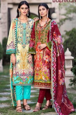 Riaz Arts Guzarish by Mumtaz Arts Lawn Salwar Suit Catalog 6 Pcs