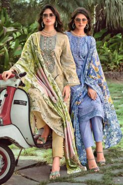 Riaz Arts Musafir Vol 9 by Mumtaz Arts Lawn Salwar Suit Catalog 6 Pcs