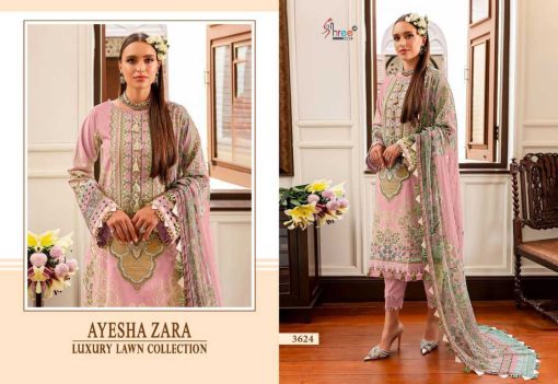 Shree Fabs Ayesha Zara Luxury Lawn Collection Cotton Chiffon Salwar Suit Catalog 6 Pcs 4 510x351 - Shree Fabs Ayesha Zara Luxury Lawn Collection Cotton Chiffon Salwar Suit Catalog 6 Pcs