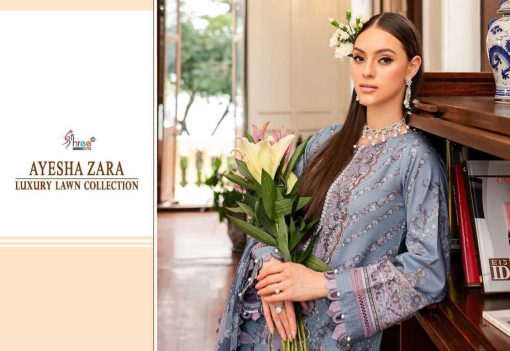 Shree Fabs Ayesha Zara Luxury Lawn Collection Cotton Chiffon Salwar Suit Catalog 6 Pcs 5 510x351 - Shree Fabs Ayesha Zara Luxury Lawn Collection Cotton Chiffon Salwar Suit Catalog 6 Pcs