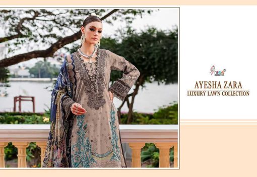 Shree Fabs Ayesha Zara Luxury Lawn Collection Cotton Chiffon Salwar Suit Catalog 6 Pcs 7 510x351 - Shree Fabs Ayesha Zara Luxury Lawn Collection Cotton Chiffon Salwar Suit Catalog 6 Pcs