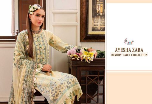 Shree Fabs Ayesha Zara Luxury Lawn Collection Cotton Chiffon Salwar Suit Catalog 6 Pcs 8 510x351 - Shree Fabs Ayesha Zara Luxury Lawn Collection Cotton Chiffon Salwar Suit Catalog 6 Pcs