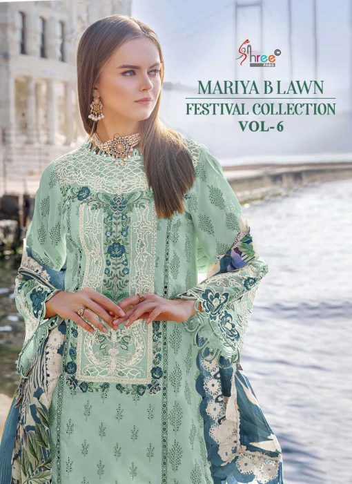 Shree Fabs Mariya B Lawn Festival Collection Vol 6 Chiffon Cotton Salwar Suit Catalog 6 Pcs 1 510x701 - Shree Fabs Mariya B Lawn Festival Collection Vol 6 Chiffon Cotton Salwar Suit Catalog 6 Pcs