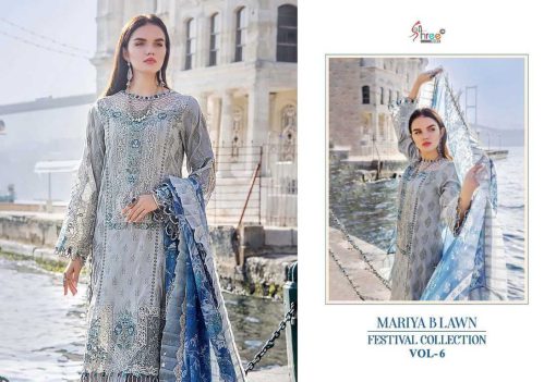 Shree Fabs Mariya B Lawn Festival Collection Vol 6 Chiffon Cotton Salwar Suit Catalog 6 Pcs 7 510x351 - Shree Fabs Mariya B Lawn Festival Collection Vol 6 Chiffon Cotton Salwar Suit Catalog 6 Pcs