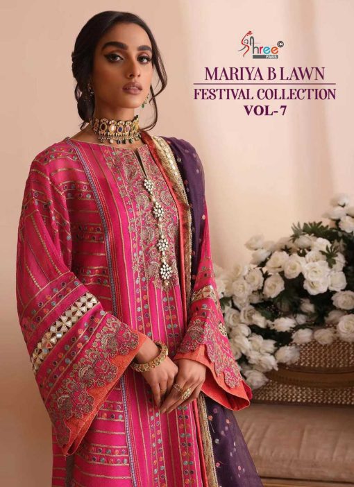 Shree Fabs Mariya B Lawn Festival Collection Vol 7 Cotton Salwar Suit Catalog 3 Pcs 1 510x702 - Shree Fabs Mariya B Lawn Festival Collection Vol 7 Cotton Salwar Suit Catalog 3 Pcs