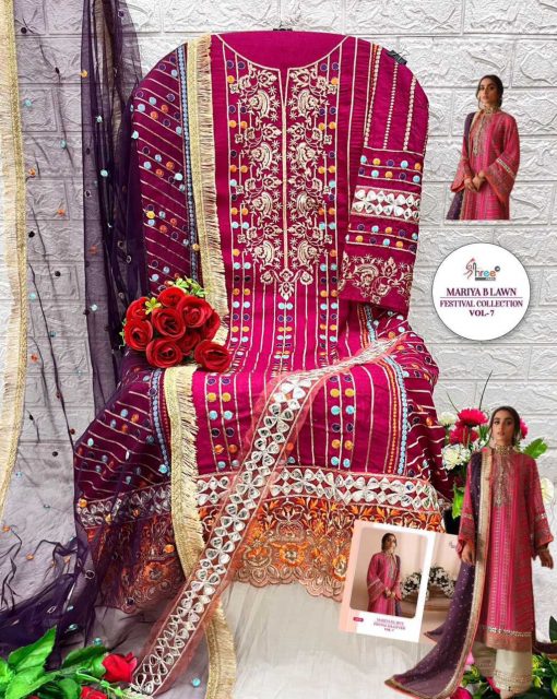 Shree Fabs Mariya B Lawn Festival Collection Vol 7 Cotton Salwar Suit Catalog 3 Pcs 10 510x640 - Shree Fabs Mariya B Lawn Festival Collection Vol 7 Cotton Salwar Suit Catalog 3 Pcs