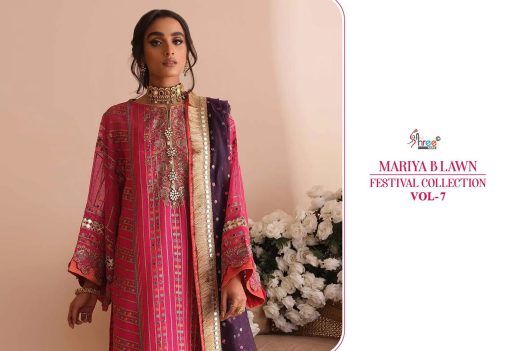 Shree Fabs Mariya B Lawn Festival Collection Vol 7 Cotton Salwar Suit Catalog 3 Pcs 4 510x351 - Shree Fabs Mariya B Lawn Festival Collection Vol 7 Cotton Salwar Suit Catalog 3 Pcs