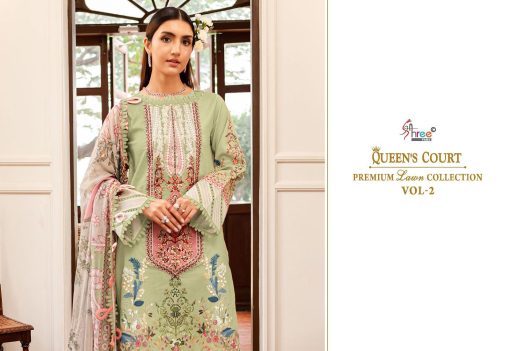 Shree Fabs Queens Court Premium Lawn Collection Vol 2 Chiffon Cotton Salwar Suit Catalog 6 Pcs 11 510x351 - Shree Fabs Queen’s Court Premium Lawn Collection Vol 2 Chiffon Cotton Salwar Suit Catalog 6 Pcs