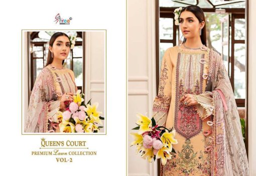 Shree Fabs Queens Court Premium Lawn Collection Vol 2 Chiffon Cotton Salwar Suit Catalog 6 Pcs 4 510x351 - Shree Fabs Queen’s Court Premium Lawn Collection Vol 2 Chiffon Cotton Salwar Suit Catalog 6 Pcs