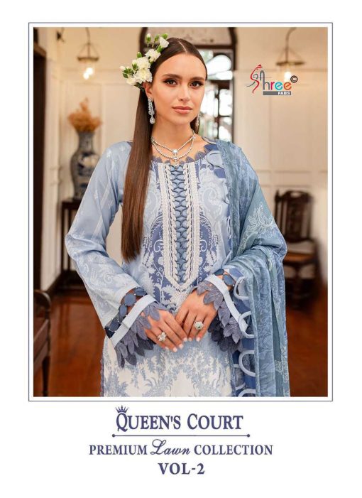 Shree Fabs Queens Court Premium Lawn Collection Vol 2 Chiffon Cotton Salwar Suit Catalog 6 Pcs 6 510x701 - Shree Fabs Queen’s Court Premium Lawn Collection Vol 2 Chiffon Cotton Salwar Suit Catalog 6 Pcs