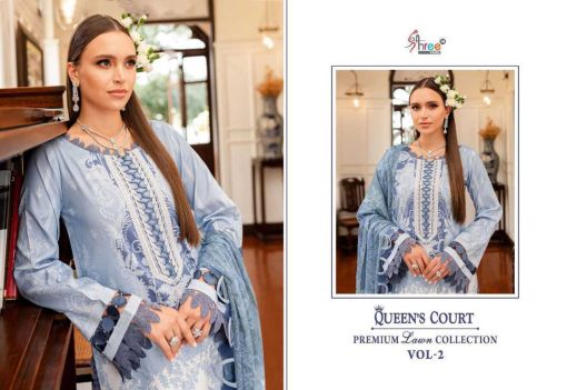 Shree Fabs Queens Court Premium Lawn Collection Vol 2 Chiffon Cotton Salwar Suit Catalog 6 Pcs 7 510x351 - Shree Fabs Queen’s Court Premium Lawn Collection Vol 2 Chiffon Cotton Salwar Suit Catalog 6 Pcs