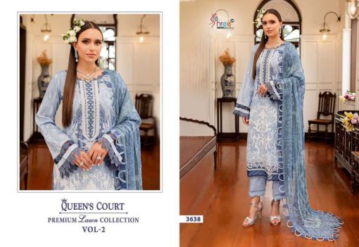 Shree Fabs Queens Court Premium Lawn Collection Vol 2 Chiffon Cotton Salwar Suit Catalog 6 Pcs 8 510x351 - Shree Fabs Queen’s Court Premium Lawn Collection Vol 2 Chiffon Cotton Salwar Suit Catalog 6 Pcs